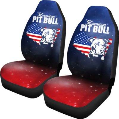 American Pit Bull Car Seat Covers (set of 2)