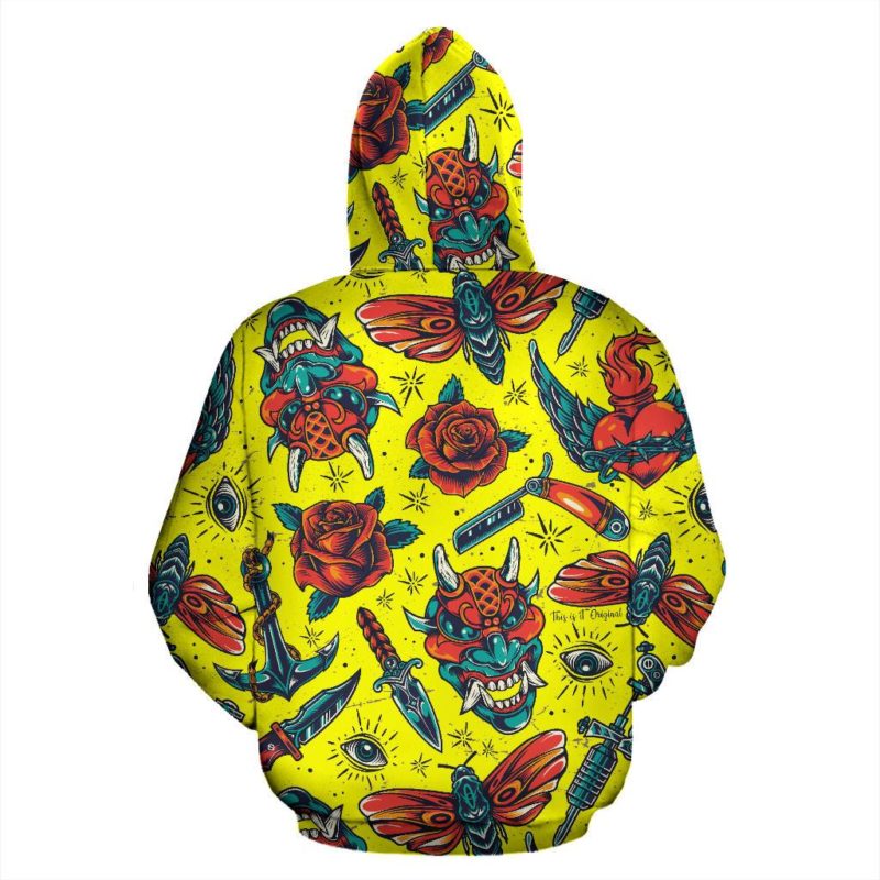 Luxurious Golden Art Deco Design One Pullover Hoodie