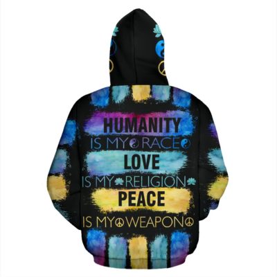 Magic Butterflies Green Pullover Hoodie