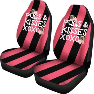 Pugs N Kisses Car Seat Covers (set of 2)