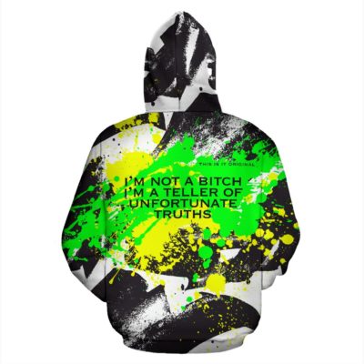THANKFUL GRATEFUL BLESSED. Colorful Fresh Art Design Pullover Hoodie
