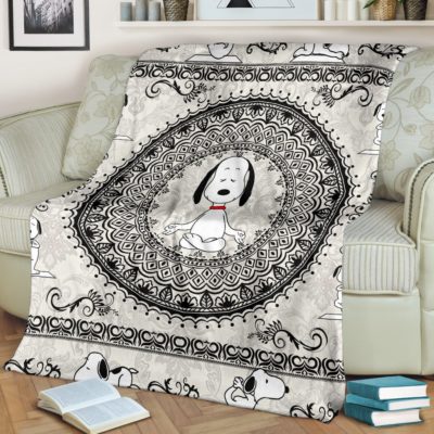 Yoga Snoopy - Premium Blanket