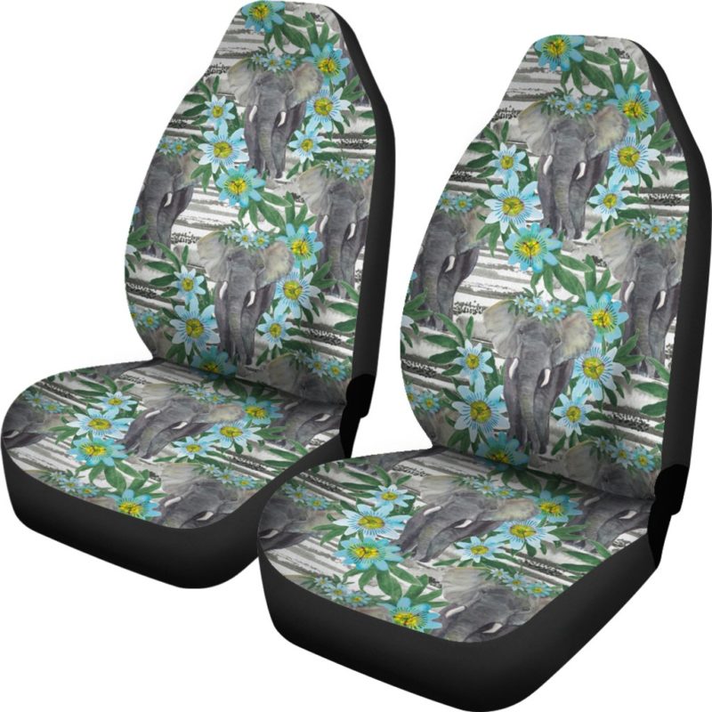 Wild Elephant Car Seat Covers (set of 2)