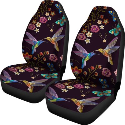 Bohemian Hummingbird Car Seat Covers (set of 2)