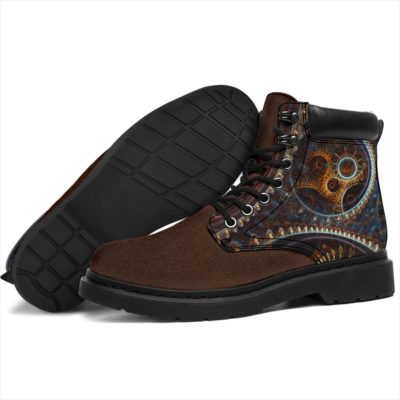 Bohemian Steampunk All-Season Leather Boots