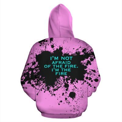 Luxury Pink design Style Hoodie with Quote by Genres. You are perfect - Pullover Hoodie