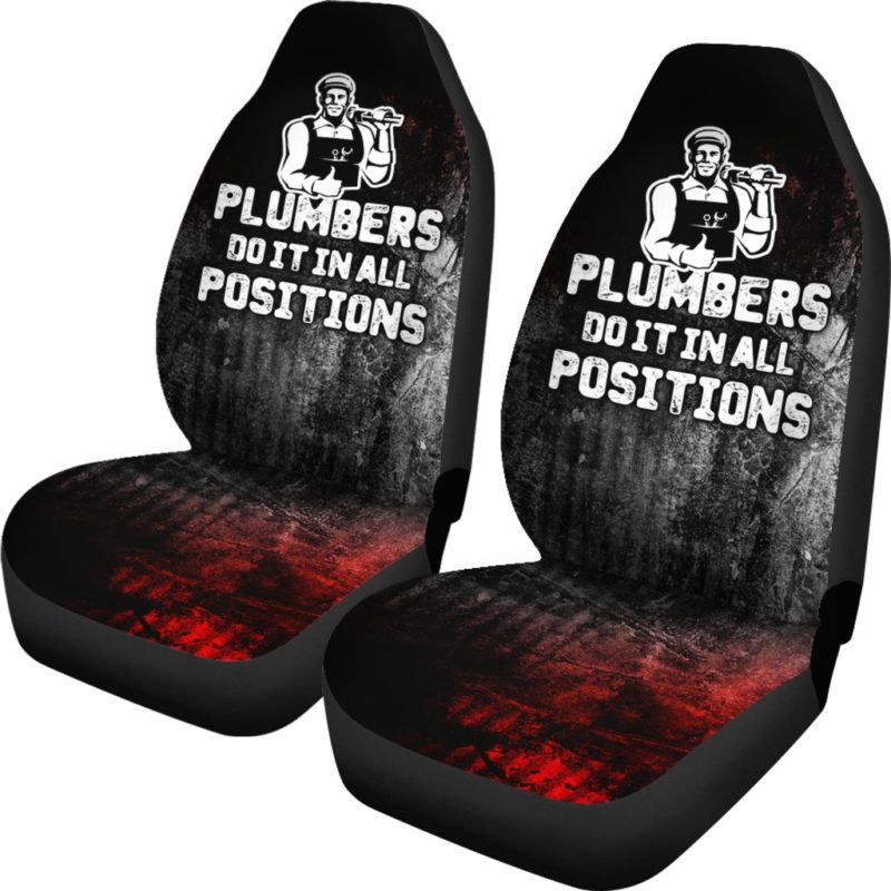 Plumber Positions Car Seat Covers (set of 2)