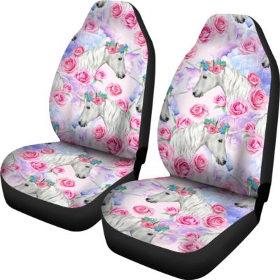 Unicorn Love Car Seat Covers (set of 2)