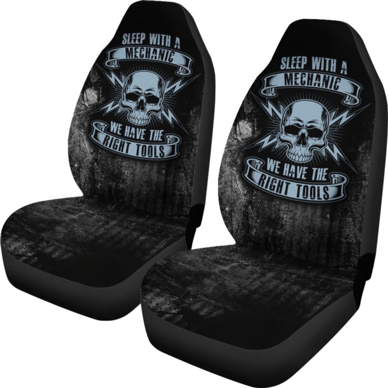 Sleep With A Mechanic Car Seat Covers (set of 2)