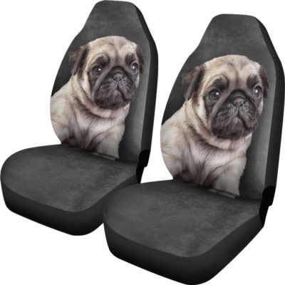 Pug Car Seat Covers (set of 2)