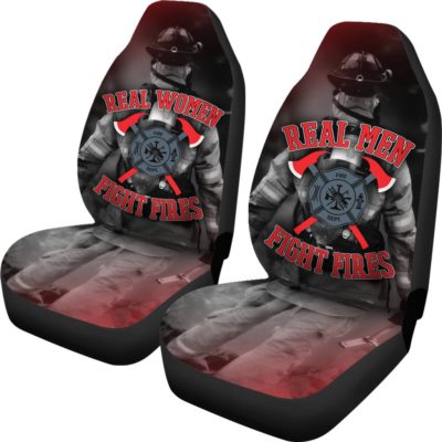 Real Firefighters Car Seat Covers (set of 2) - firefighter bestseller Car Seat Covers (set of 2)
