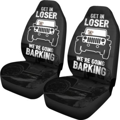 Get In Loser Bulldog Car Seat Covers (set of 2)