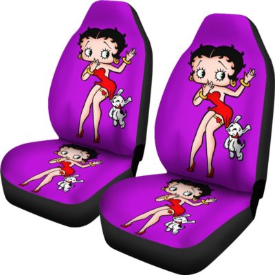 Purple Betty Boop - Car Seat Covers (set of 2)