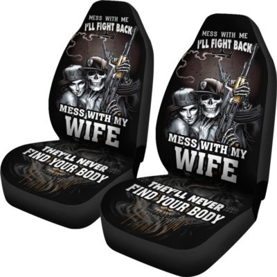 Mess With Car Seat Covers (set of 2)
