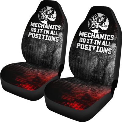 Mechanic Positions Car Seat Covers (set of 2)