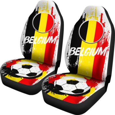 Belgium Soccer Car Seat Covers (set of 2)