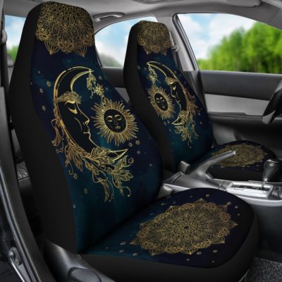 Sun & Moon Signs Car Seat Covers (set of 2)
