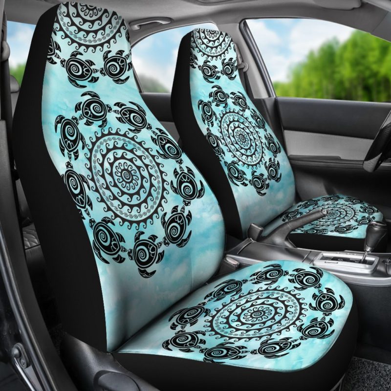 Turtle Mandala Car Seat Covers (set of 2)