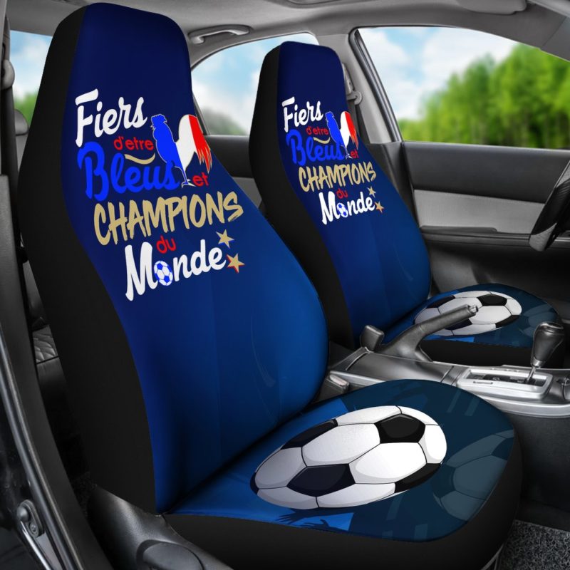 Fiers d'etre Bleus Car Seat Covers (set of 2)