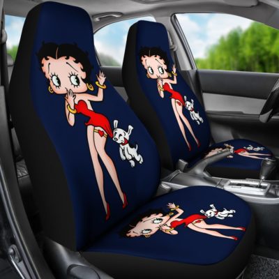 Navy Betty Boop - Car Seat Covers (set of 2)
