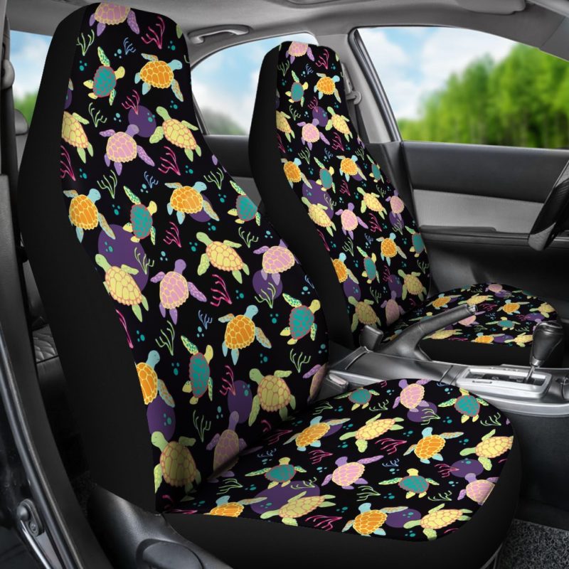 Bohemian Turtle Car Seat Covers (set of 2)
