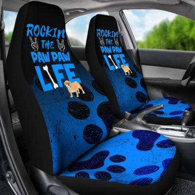 Rockin Paw Paw Life Bulldog Car Seat Covers - bulldog bestseller Car Seat Covers (set of 2)