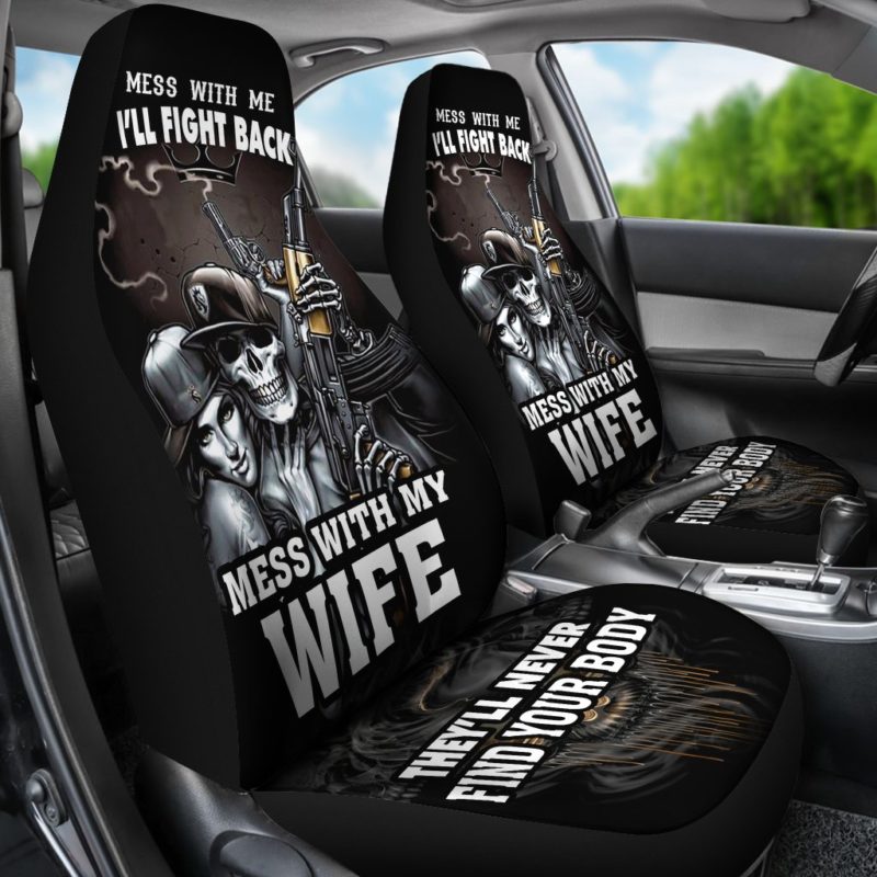 Mess With Car Seat Covers (set of 2)