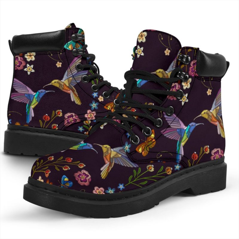 Bohemian Hummingbird All-Season Leather Boots