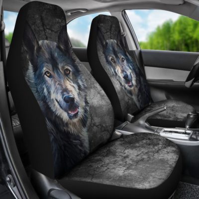 Wild Wolf Car Seat Covers (set of 2)