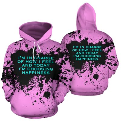 Luxury Pink design Style Hoodie with Quote by Genres. I'm the fire - Pullover Hoodie