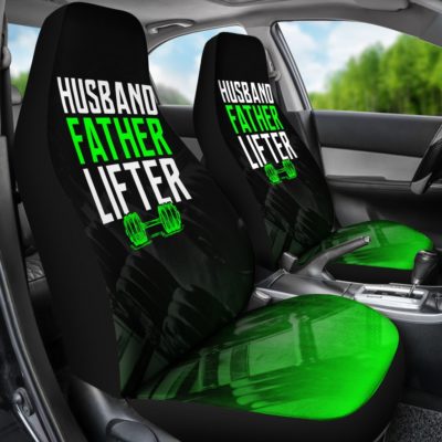 Husband Father Lifter Car Seat Covers (set of 2)