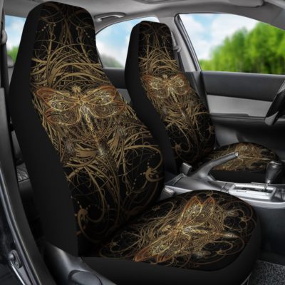 Dragonfly Mandala Car Seat Covers (set of 2)
