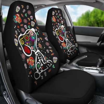 Colourful Snoopy - Car Seat Covers (set of 2)