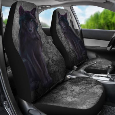 Bohemian Wolf Car Seat Covers (set of 2)