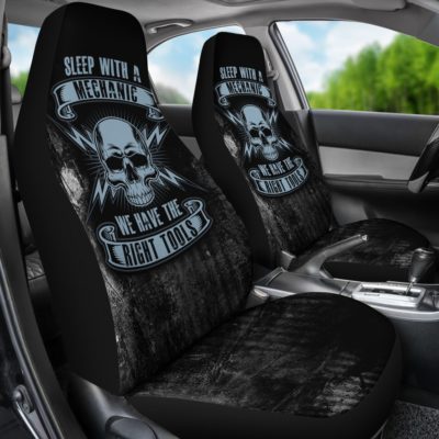 Sleep With A Mechanic Car Seat Covers (set of 2)
