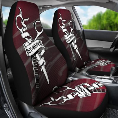 Cut and Shave Car Seat Covers (set of 2) - Hairstylist Bestseller Car Seat Covers (set of 2)