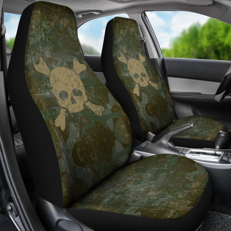 Skull & Crossbones Car Seat Covers (set of 2)
