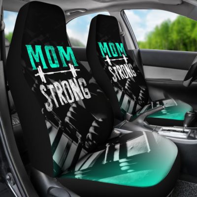 Mom Strong Car Seat Covers (set of 2)