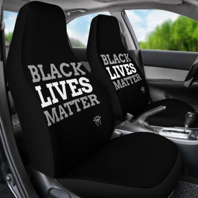 Black Lives Matter Car Seat Covers (set of 2)