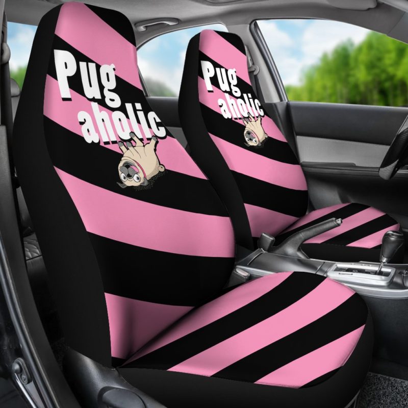Pugaholic Car Seat Covers (set of 2)