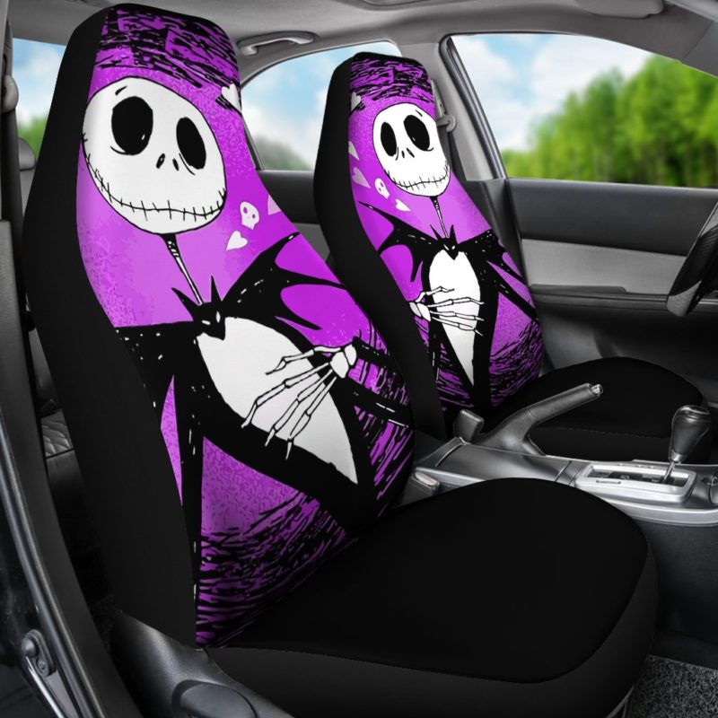 Jack Skellington Purple - Car Seat Covers (set of 2)