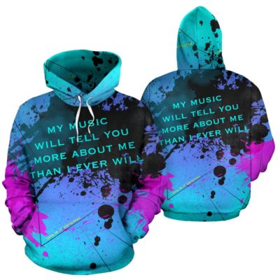 My playlist are one of the most intimate things. Music in Silver Frame Edition Pullover Hoodie