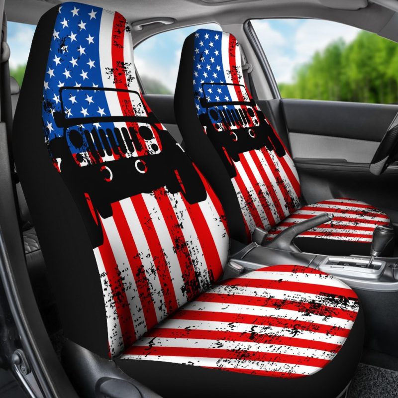 Jeep USA Car Seat Covers (set of 2)