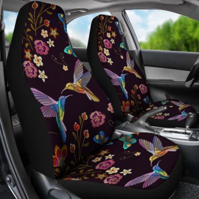 Bohemian Hummingbird Car Seat Covers (set of 2)