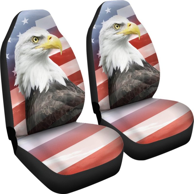 Patriot Eagle Car Seat Covers (set of 2)