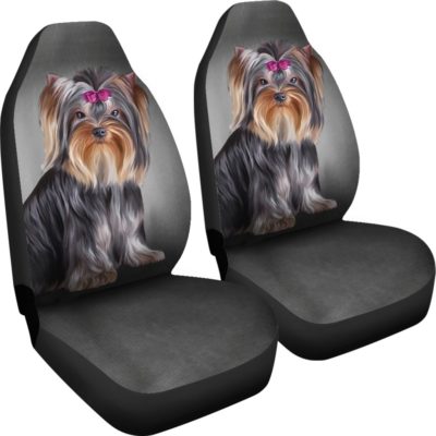 Yorkshire Terrier Car Seat Covers (set of 2)