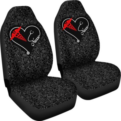 Nurse Heart - Car Seat Covers (set of 2)