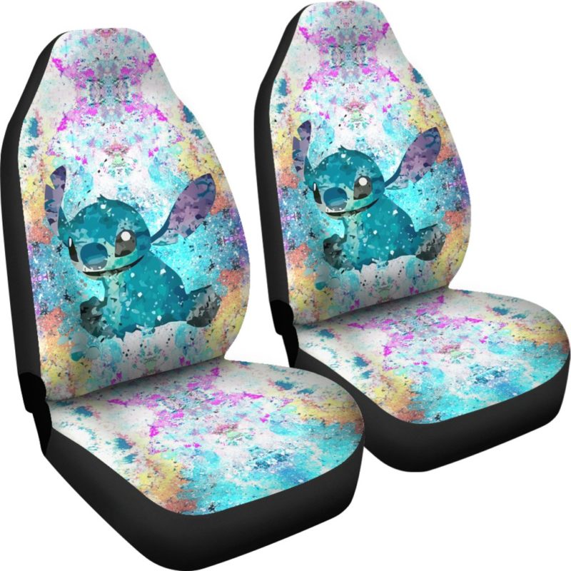 Lilo and Stitch Watercolor - Car Seat Covers (set of 2)