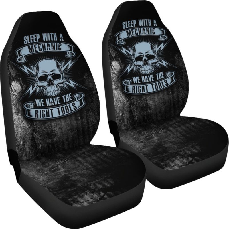 Sleep With A Mechanic Car Seat Covers (set of 2)