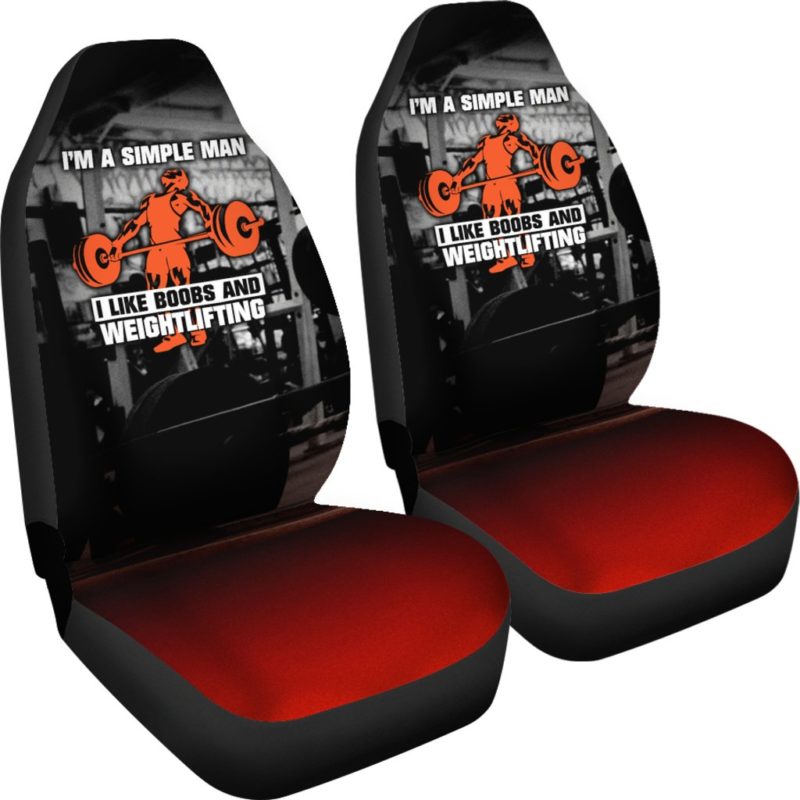 I'm A Simple Man Car Seat Covers (set of 2)